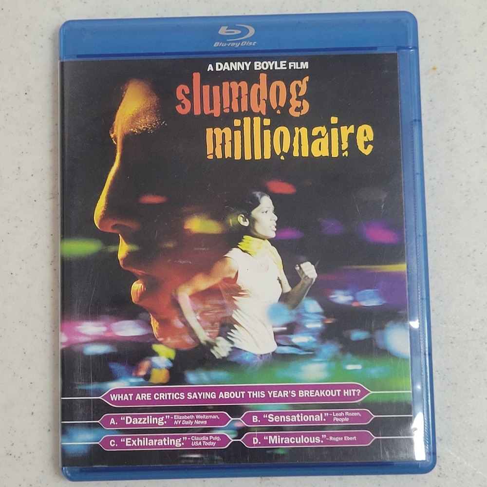 Slumdog Millionaire Blu-ray 2-Disc Set Danny Boyle Drama Movie 024543574514